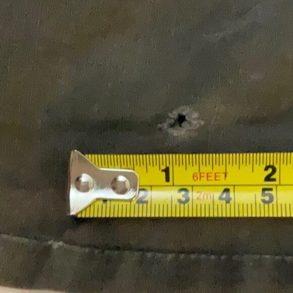 VTG Guess Jeans Brown Band/Military Flesh & Blood Jacket L Flawed Bikercore Punk - Picture 14 of 15